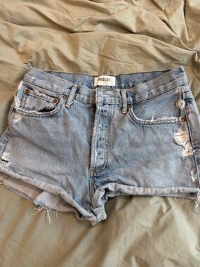 Agolde Distressed Cut Off Shorts | Parker Jean Shorts